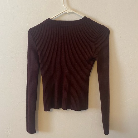 Red Sweater Top - Picture 2 of 3